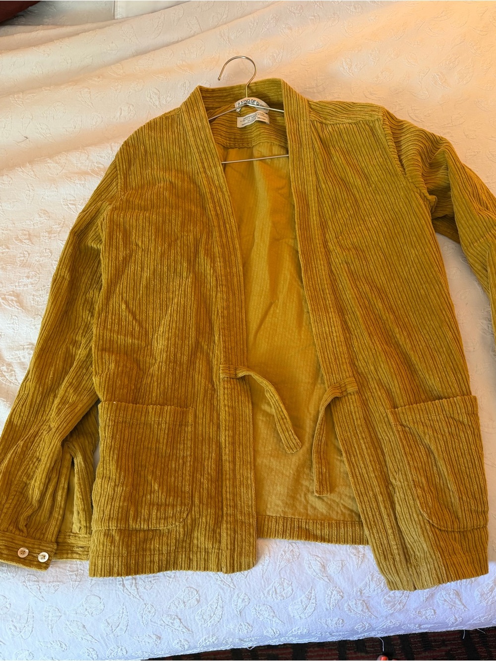 A Kind Of Guise Jacket Medium In a Mustard Color